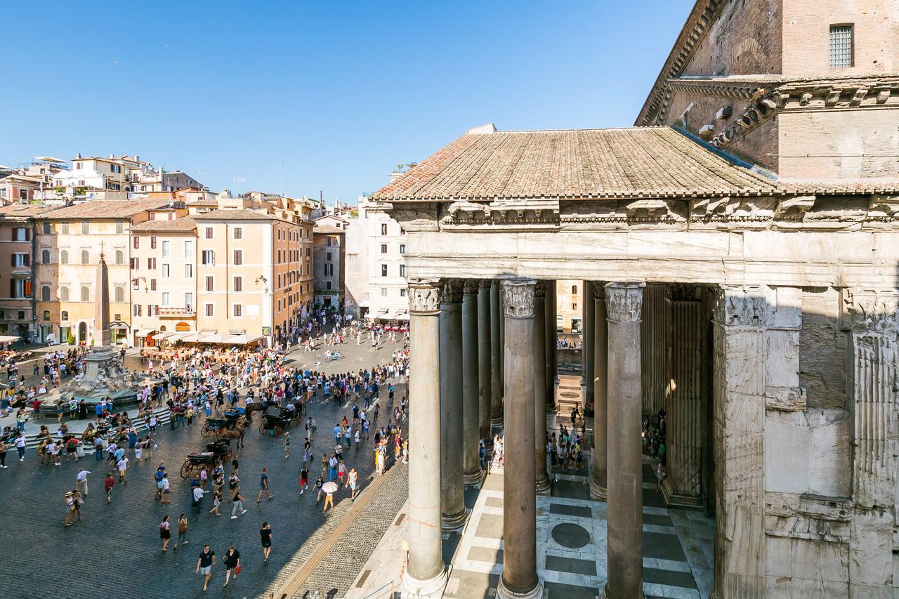 Luxurious Loft Facing The Pantheon Roma Exterior foto