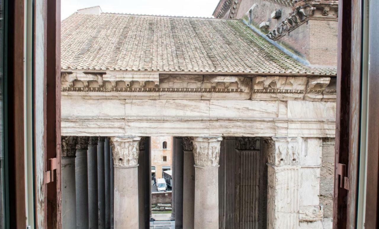 Luxurious Loft Facing The Pantheon Roma Exterior foto